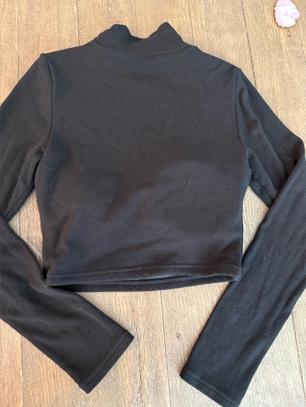 Klassy Network Long Sleeve crop Top